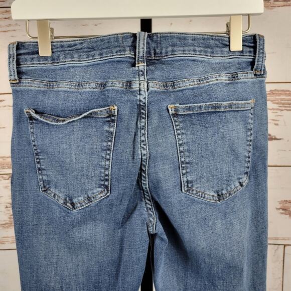 Pistola High Rise Distressed Ankle Crop Skinny Jean Size 28 - Picture 4 of 7